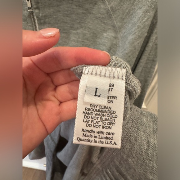 Michael Lauren Large Grey Zip-Up Hoodie. 🖤⚡️ - Picture 4 of 5